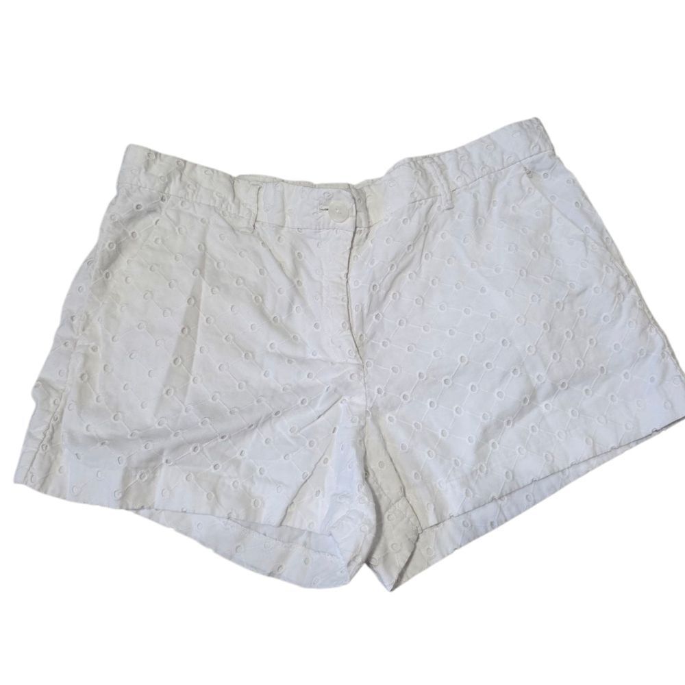 GAP White Eyelet High Waist Shorts